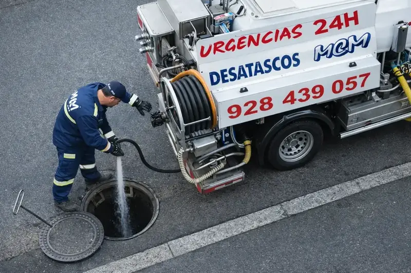 Desatasco urgente con medios propios
